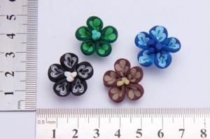 FLORES DE FIMO 2 CM